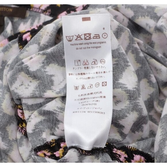 Louis Vuitton by Marc Jacobs dress top sz S stretch LV monogram bodycon pink - Picture 15 of 16